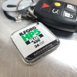 35mm Film Box Keychain - Resin Cast - Ilford HP5